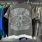 YKRON Rough Play Diamond Short Sleeve Oversized Tee