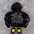 YKRON Y2K Retro Letter Zip Hoodie