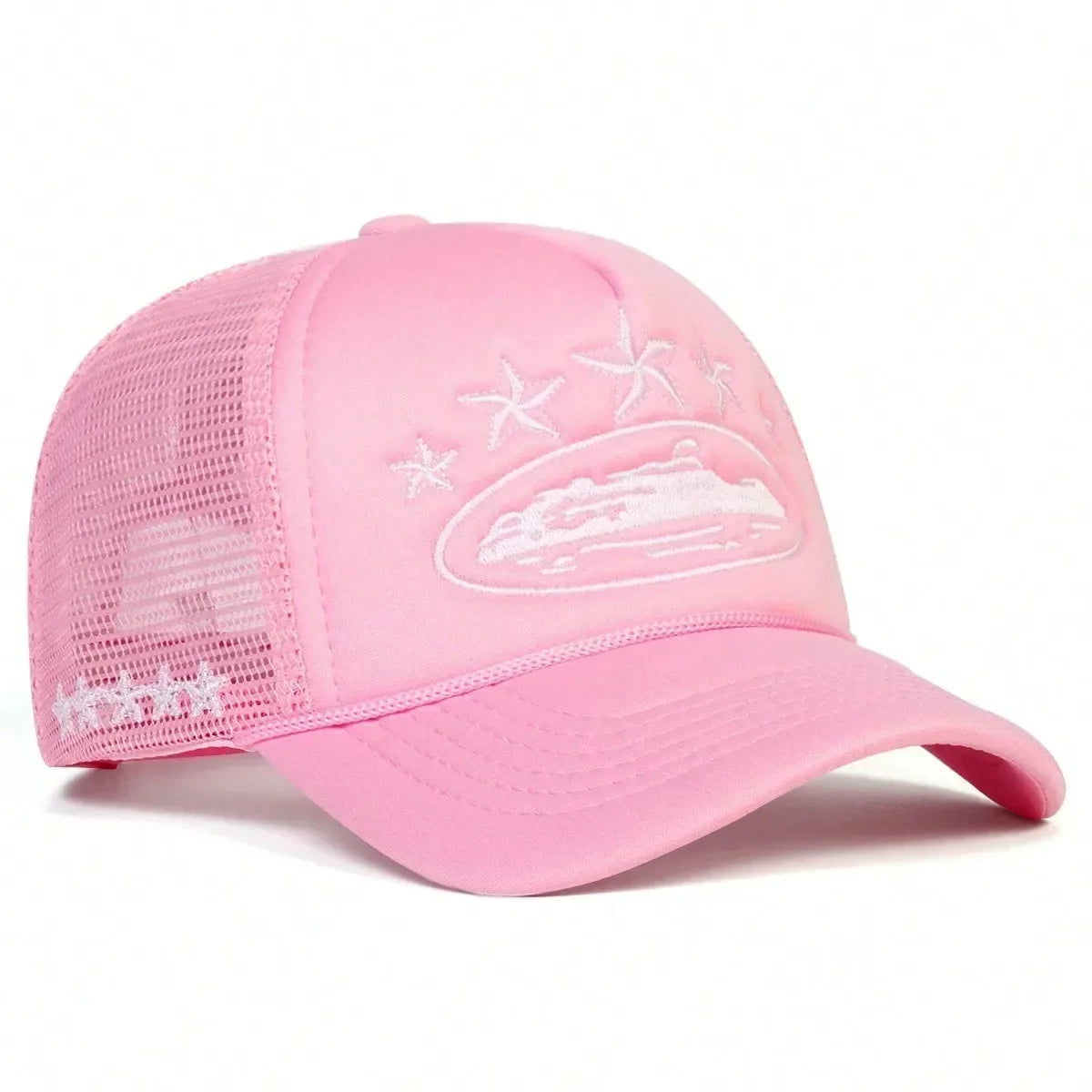 YKRON Embroidered Five Star Trucker Hat
