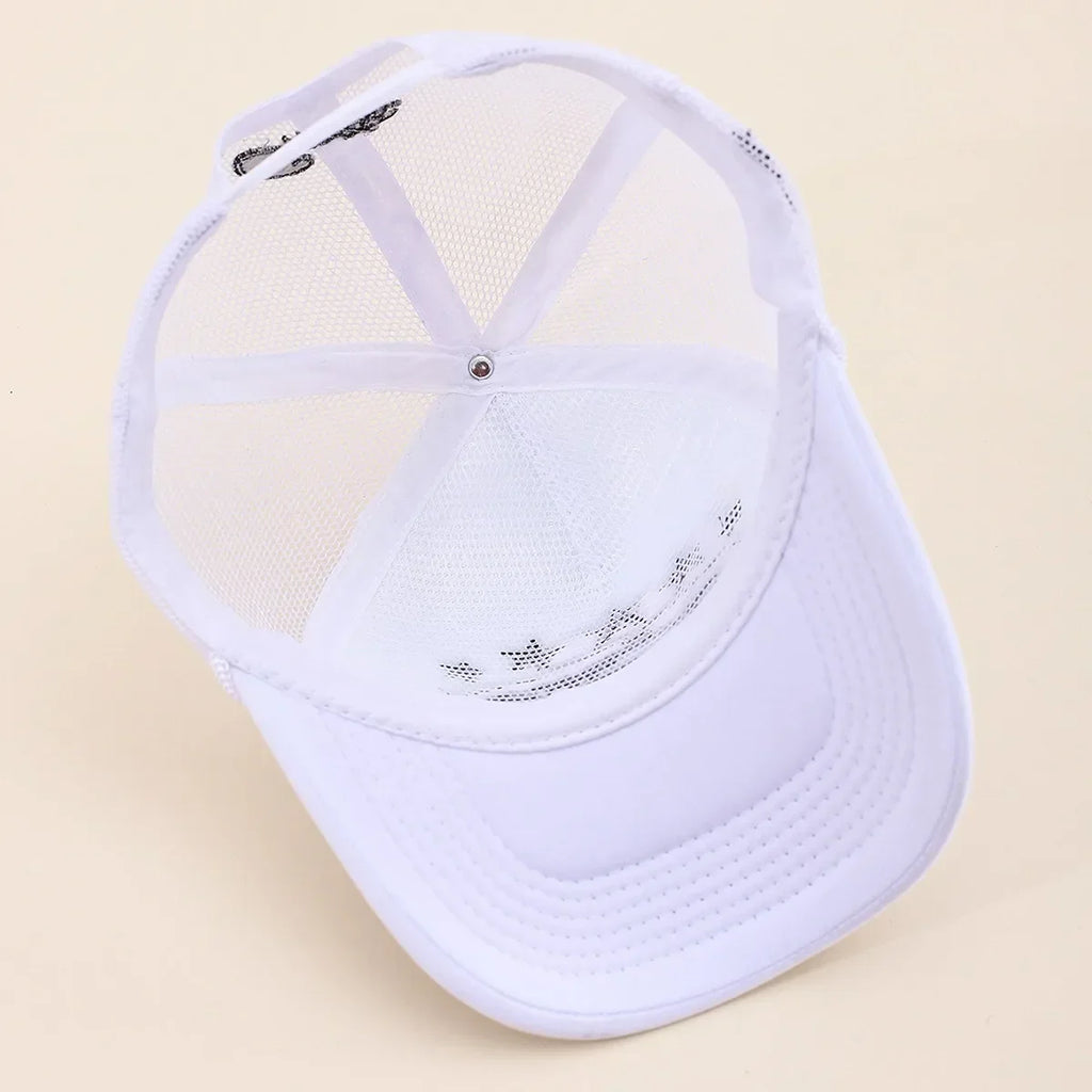 YKRON Embroidered Five Star Trucker Hat