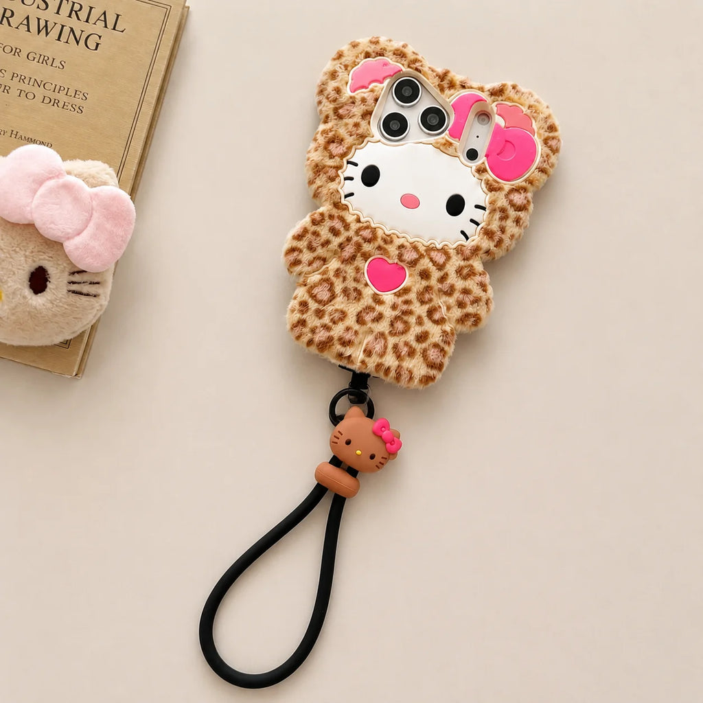 YKRON Hello Kitty Plush Phone Case