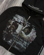 YKRON Harajuku Gothic Oversized Hoodie