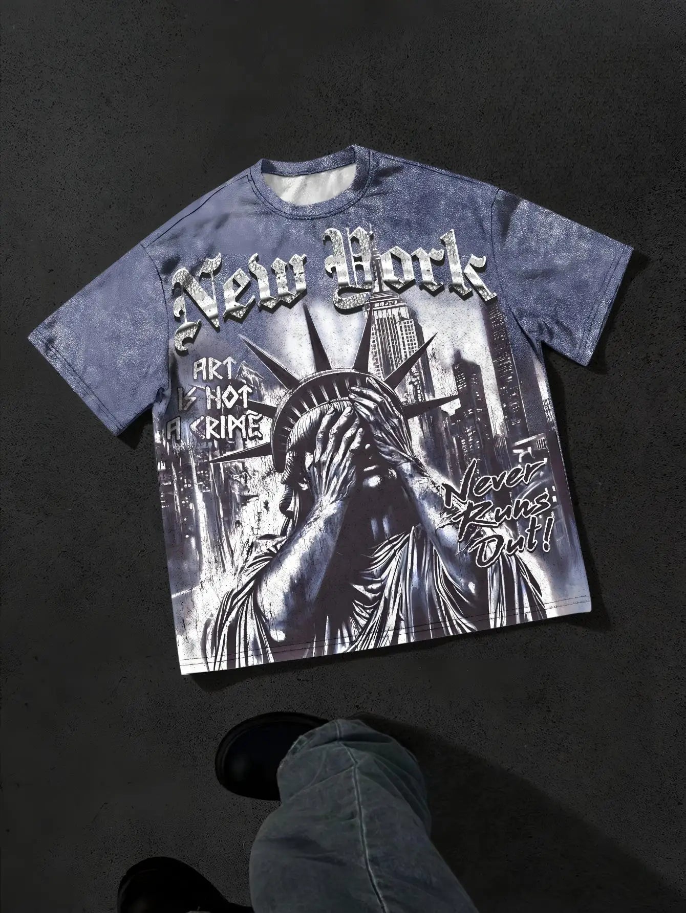 YKRON 3D Pattern Print Summer Tee