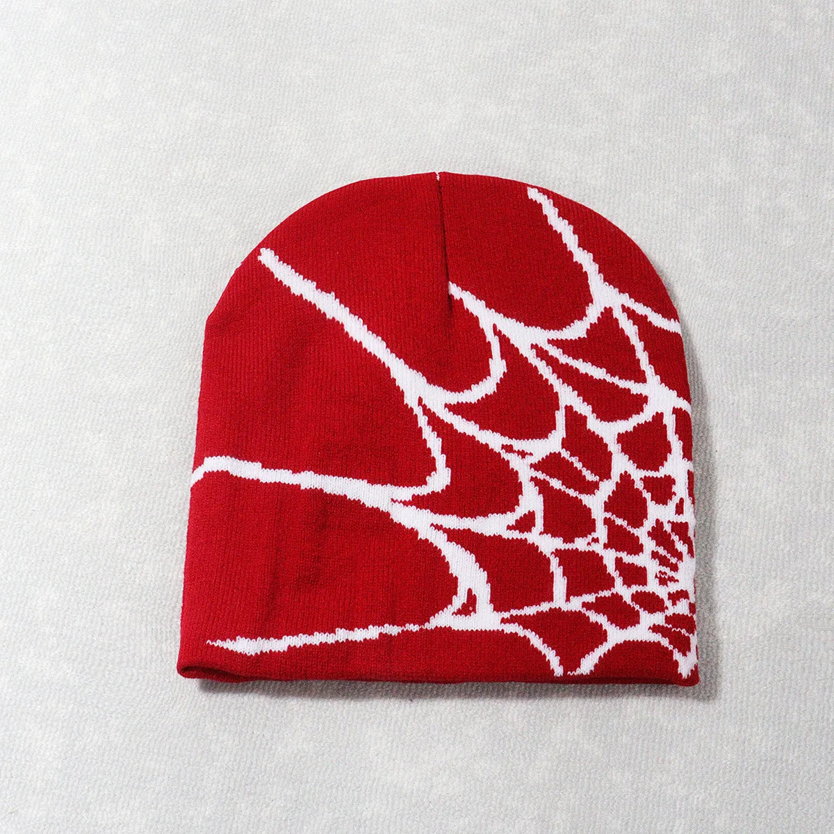YKRON Spider Web Knit Y2K Beanie