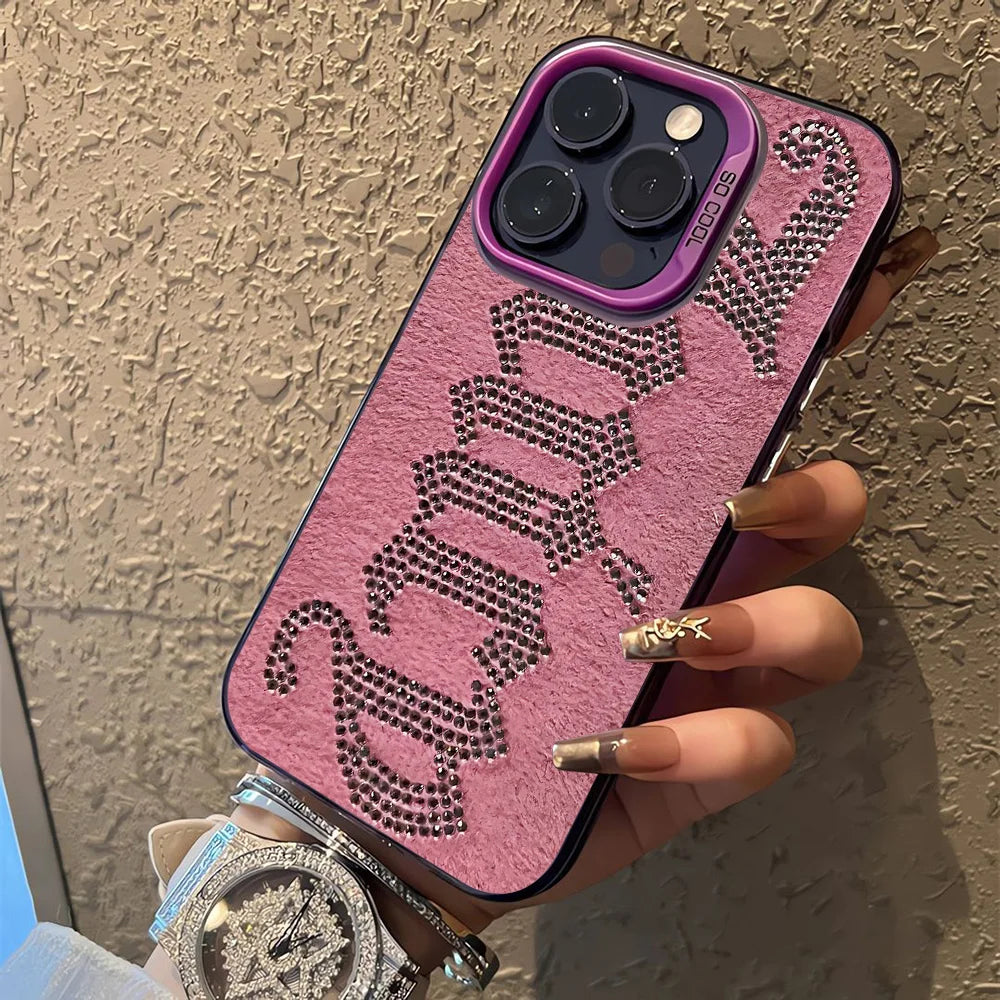 YKRON Juicy Couture Matte Phone Case