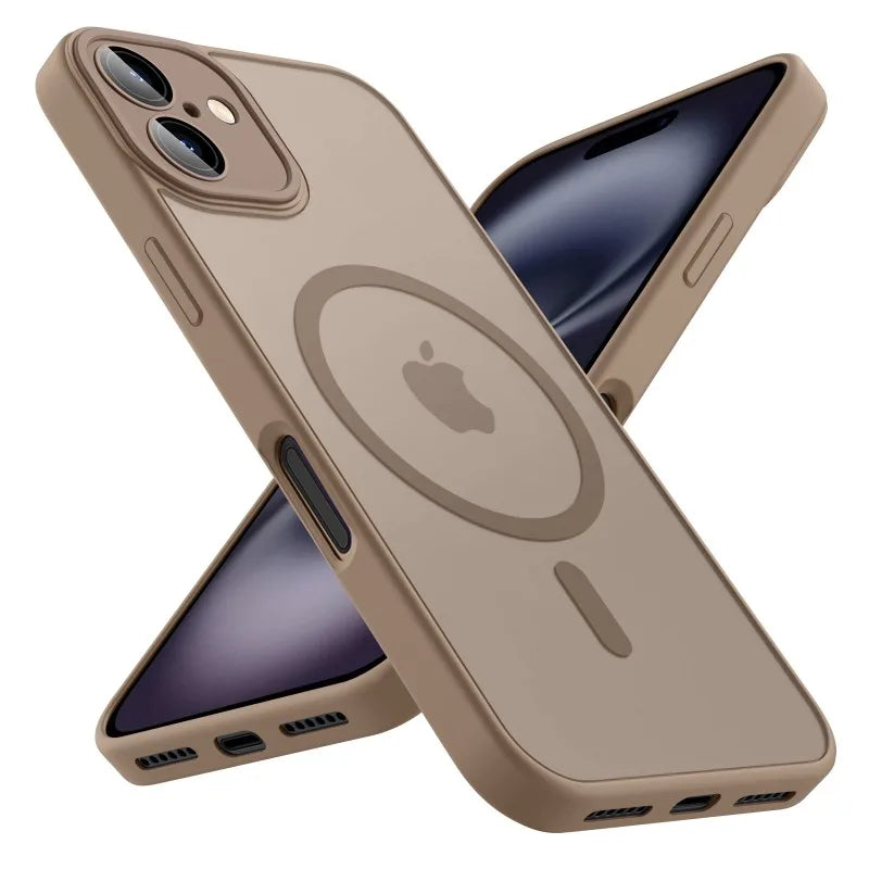 YKRON Frosted Matte Magnetic Phone Case