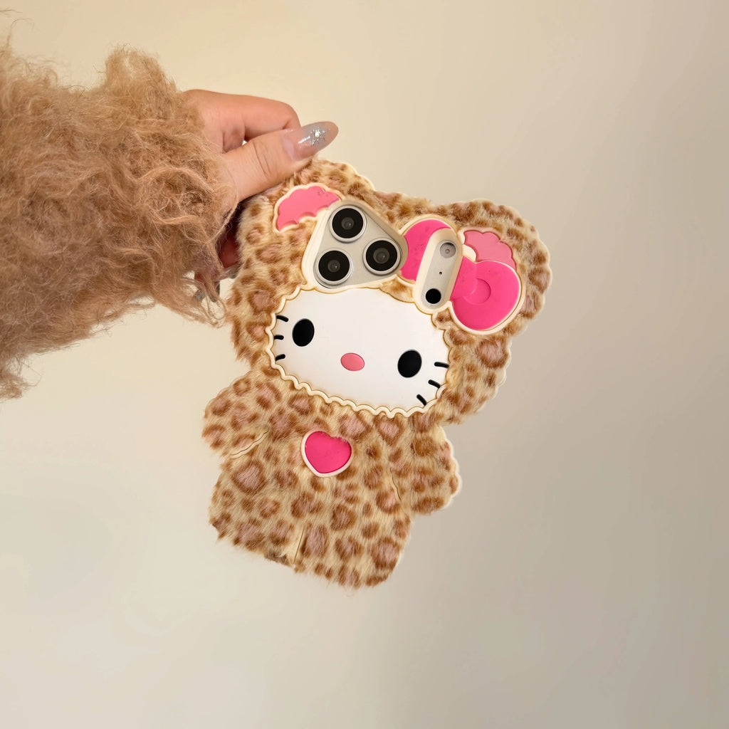 YKRON Hello Kitty Plush Phone Case