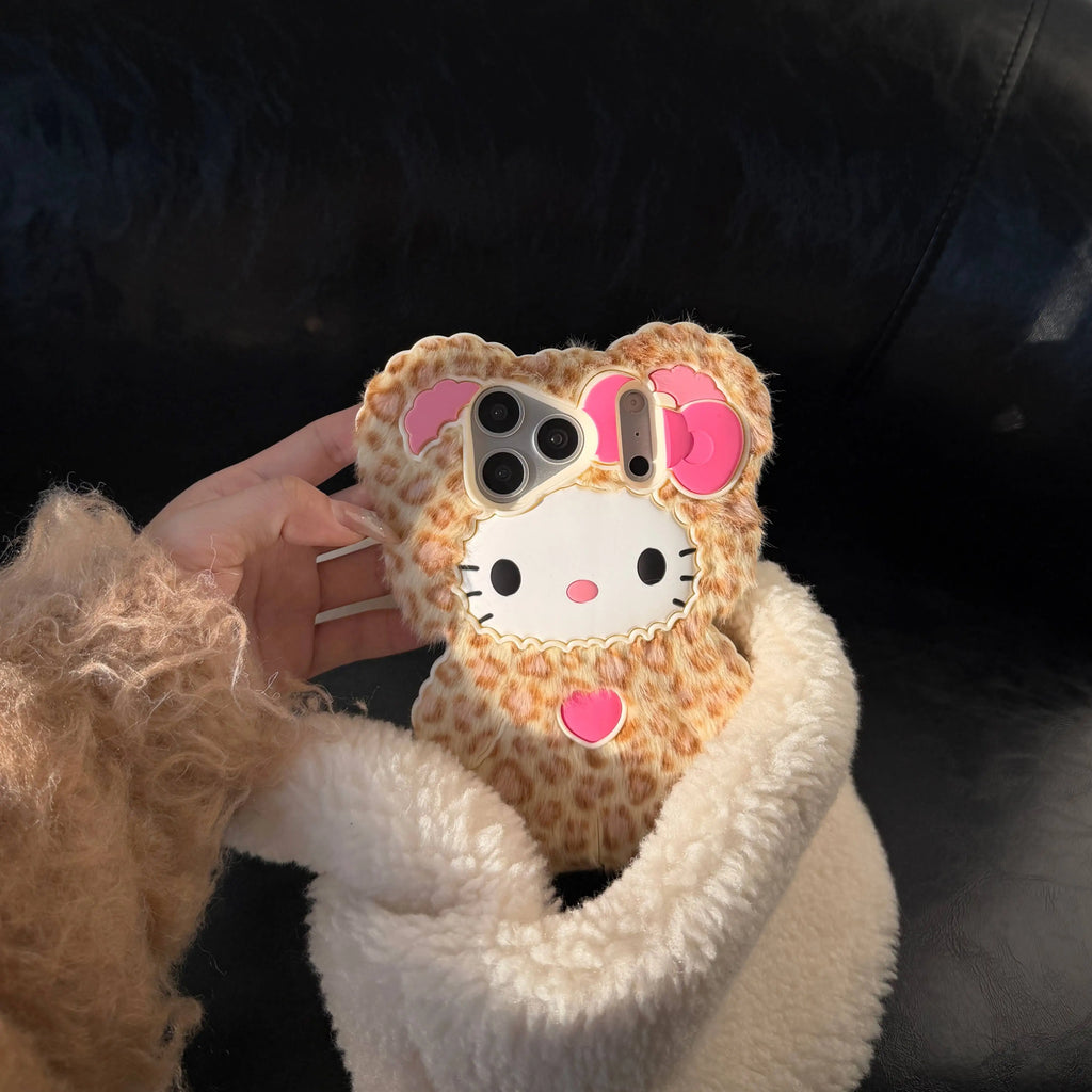 YKRON Hello Kitty Plush Phone Case