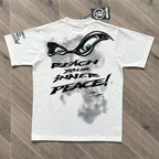 YKRON Hellstar Graffiti Print Short Sleeve Tee