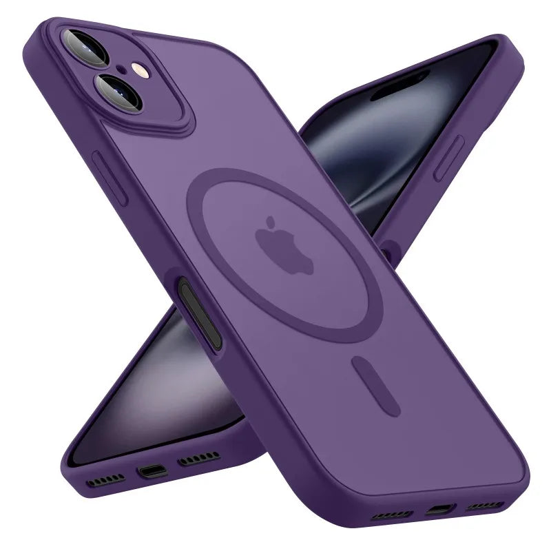 YKRON Frosted Matte Magnetic Phone Case