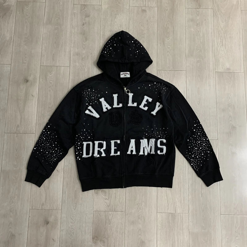 YKRON Vale Zip-Up Cardigan Hoodie