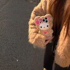 YKRON Hello Kitty Plush Phone Case