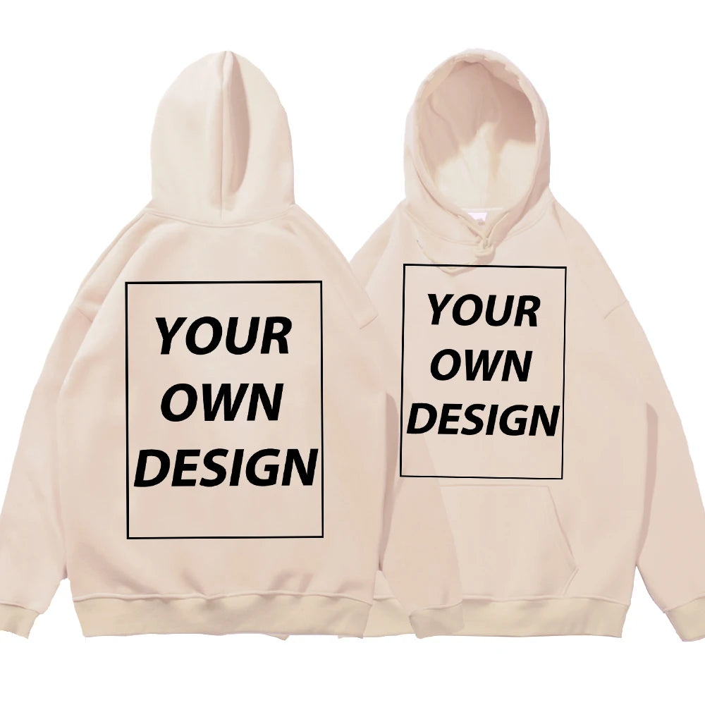 YKRON Custom DIY Print Streetwear Pullover Hoodie