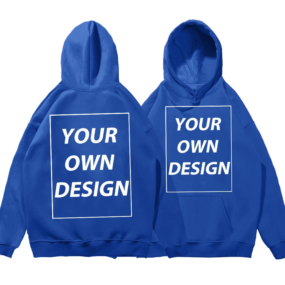 YKRON Custom DIY Print Streetwear Pullover Hoodie