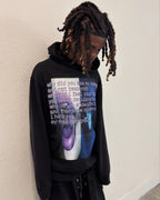 YKRON Harajuku Gothic Oversized Hoodie